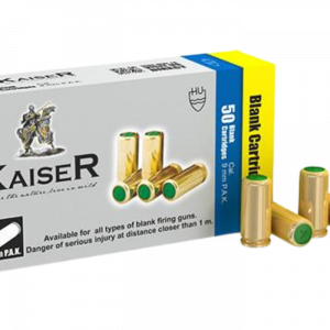 50 Units Kaiser 9mm P.A.K Blank cartridges