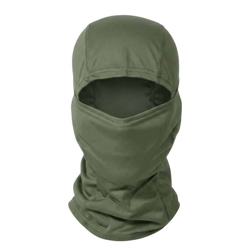Balaclava Face Mask Black Green 1 Balaclava Face Mask Black Green