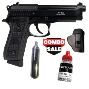 KWC PT92 Gas Gun Black