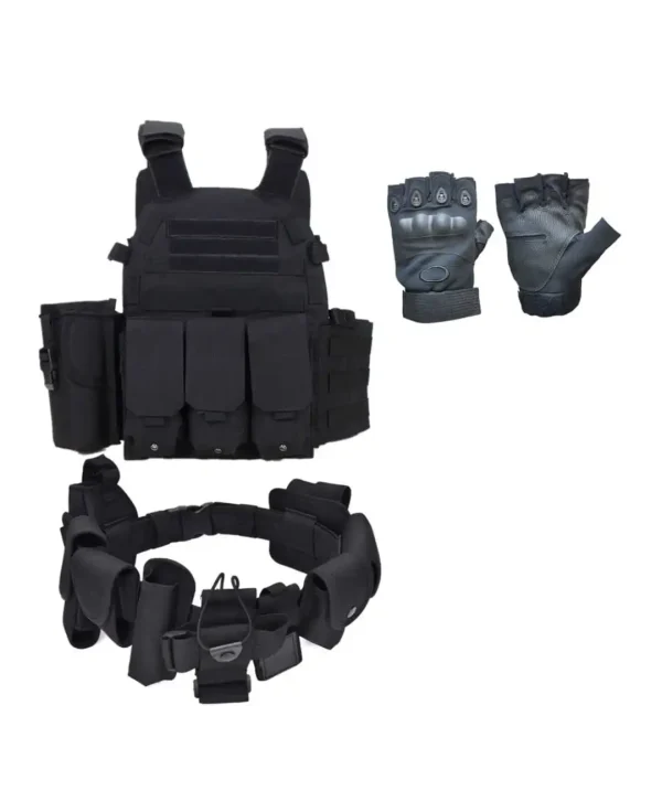 MOLLE Tactical Plate Carrier Vest with Pouches