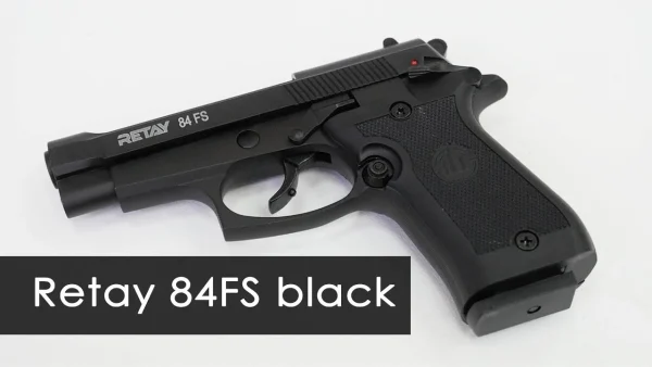 RETAY 84FS 9mm Black Blank Gun - Image 4