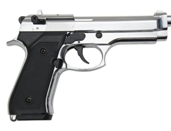 Retay Mod 92 Blank Gun Chrome With 10 Bullets - Image 3