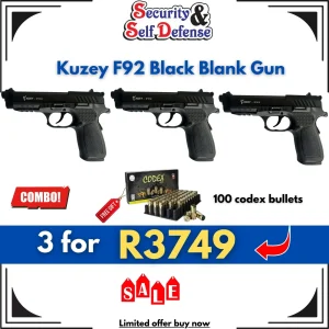 Non-lethal F92 Black pistol combo offer