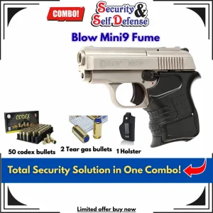 Blow Mini Fume with 50 Bullets, 2 Pepper Bullets & 1 Holster