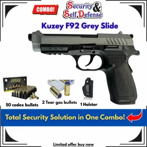 Kuzey F92 Grey Slide Blank Gun