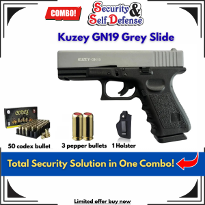 Kuzey GN19 Grey Slide Gun Combo
