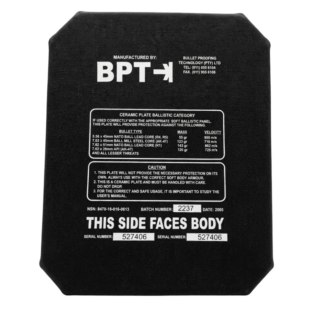 Bpt level III Ceramic Ballistic Plate 1 Bpt level iii Ceramic Ballistic Plate