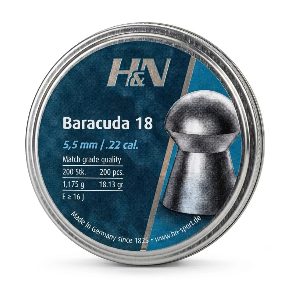 H&N BARRACUDA HUNTER PELLETS 5.5MM 1 H&N BARRACUDA HUNTER PELLETS 5.5MM